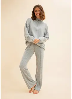 Pyjama en matière douce, bonprix