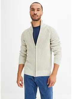 Gilet en maille côtelé, bonprix