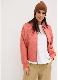 Blouson matelassé à col en velours côtelé, bonprix