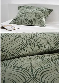 Parure de lit à motif graphique en percale, bonprix