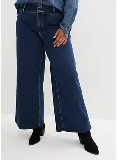 Jean Wide Leg, taille haute, extensible, bonprix