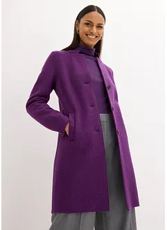 Manteau en laine foulée, bonprix