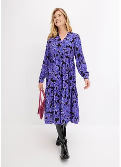 Robe midi à imprimé floral, bonprix