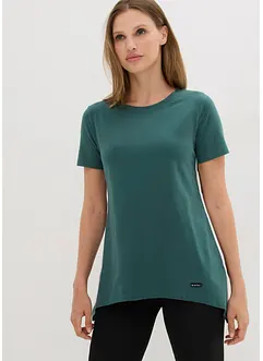 Lot de 2 t-shirts avec pans asymétriques à la base, bonprix