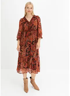 Robe midi imprimée, bonprix