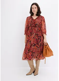 Robe midi imprimée, bonprix