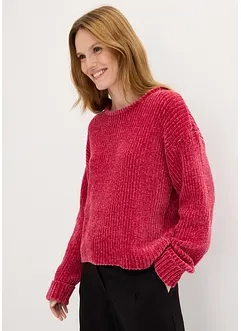 Pull en fil chenille tout doux, bonprix