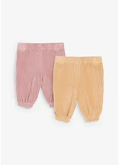 Lot de 2 pantalons bébé, bonprix