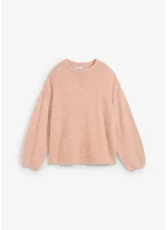 Pull en fil duveteux, bonprix