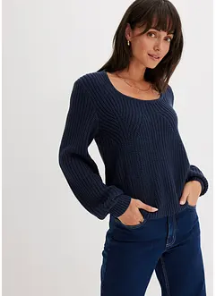 Pull à décolleté carré, bonprix