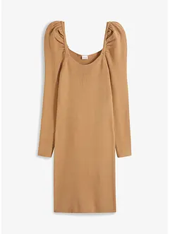 Robe en maille à décolleté carré, bonprix