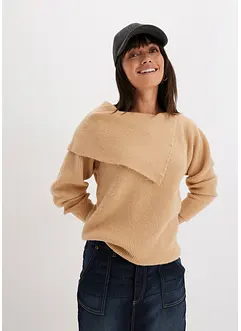 Pull avec un large col, bonprix