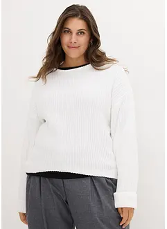 Pull en fil chenille tout doux, bonprix