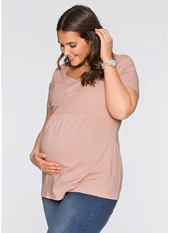 Lot de 2 T-shirts de grossesse et d'allaitement, bonprix