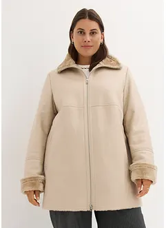 Manteau aspect peau de mouton, bonprix