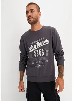 Sweat-shirt à intérieur gratté doux, bonprix