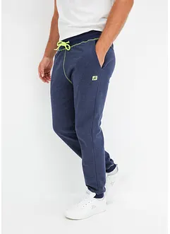 Pantalon de jogging, aspect denim, détails contrastants, bonprix