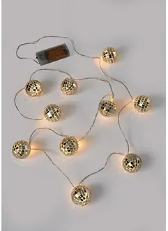 Guirlande à LED et boules brillantes, bonprix