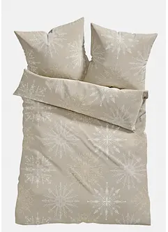 Parure de lit avec flocons de neige, bonprix