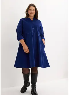 Robe midi en velours côtelé, bonprix