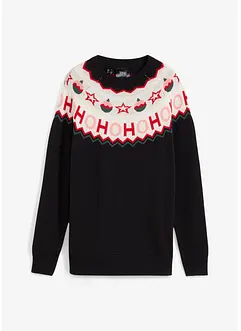 Pull avec motif de Noël, bonprix