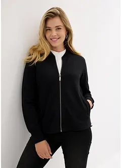 Blouson style aviateur zippé en molleton, bonprix