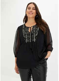 Tunique-blouse avec perles, bonprix