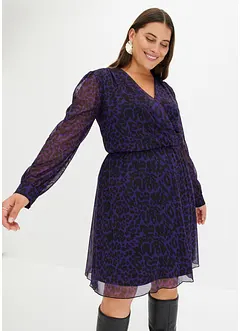 Robe imprimée en mesh, bonprix