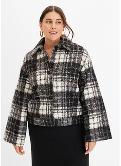 Veste à carreaux, aspect laine, bonprix