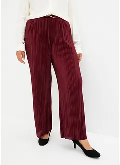 Pantalon en matière plissée, bonprix