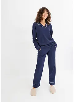 Pyjama en coton doux avec poches, bonprix