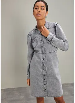 Robe courte en jean, bonprix