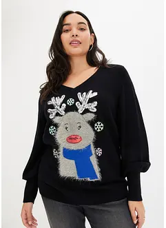 Pull de Noël, bonprix