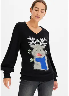 Pull de Noël, bonprix