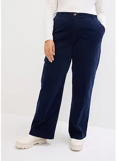 Pantalon en velours côtelé, style Marlène, bonprix