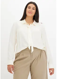 Blouse à col volanté, bonprix