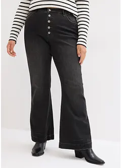 Jean Bootcut, taille haute et extensible, bonprix