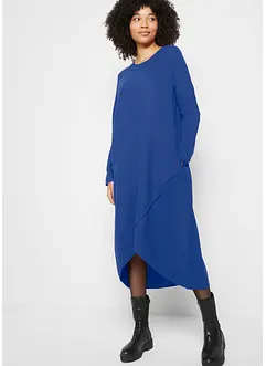 Robe midi en flanelle avec poches, bonprix