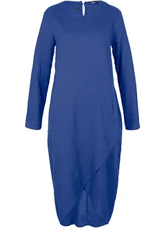 Robe midi en flanelle avec poches, bonprix