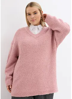 Pull en maille bouclette, bonprix