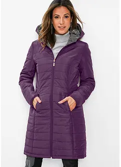 Beau manteau matelassé réversible, bonprix