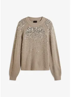 Pull à sequins, bonprix