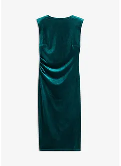 Robe midi en velours doux, bonprix