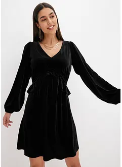 Robe courte en velours doux, bonprix