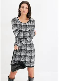 Robe en maille jacquard, bonprix