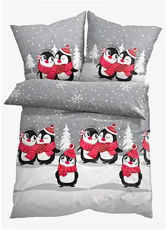 Parure de lit avec pingouins, bonprix