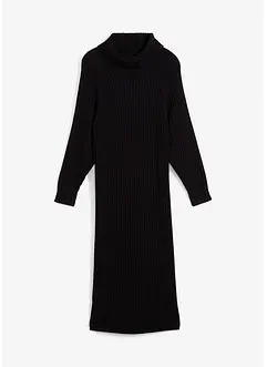 Robe en maille à col roulé, bonprix