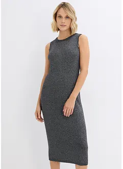 Robe en maille avec lurex, bonprix