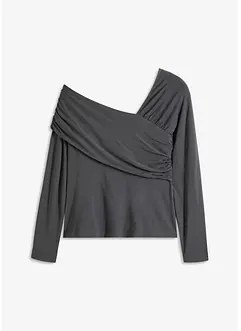 T-shirt à décolleté asymétrique, bonprix