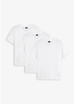 Lot de 3 T-shirts col V, bonprix